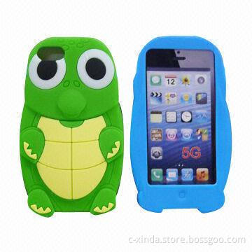 Silicone Cases for iPhone 5, Easy to Install and Remove, Various Colors are Available